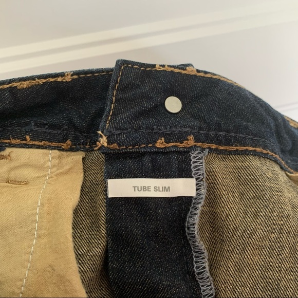 Esprit - Tube Slim Blue/Black Dark Wash Skinny Jeans - Size 32 - Picture 8 of 15